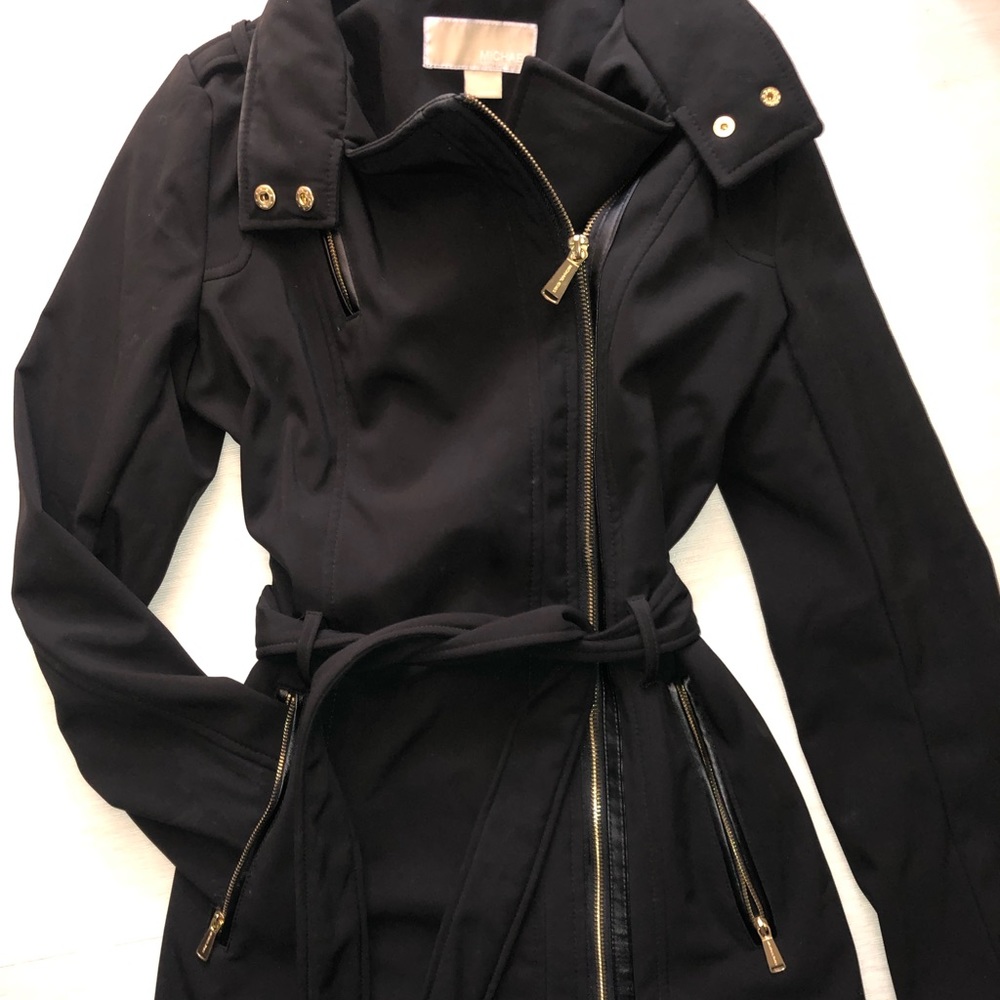 Black/ Gold Micheal Kors pea coat